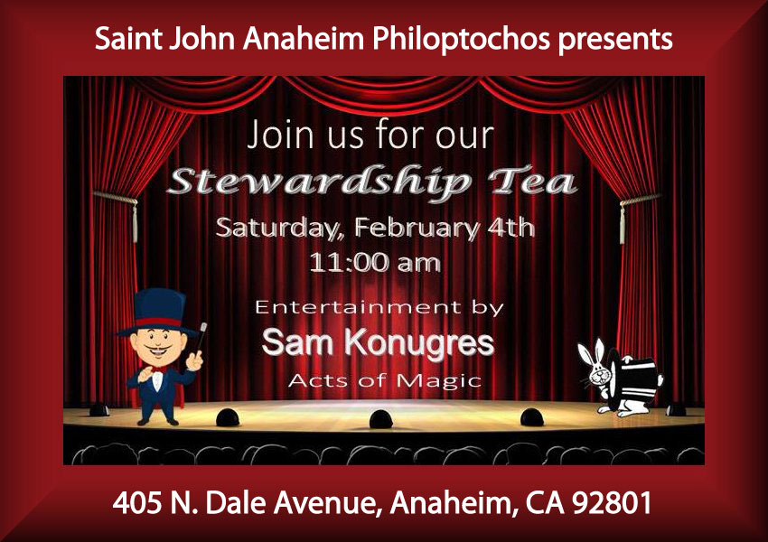 [Philoptochos Tea featuring Sam Konugres Magic in Anaheim, California]